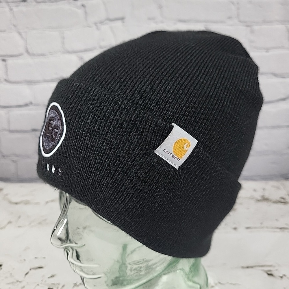 Carhartt SEG 104597 Beanie Hat Unisex One Size Black Warm Winter Ski‎ Cap